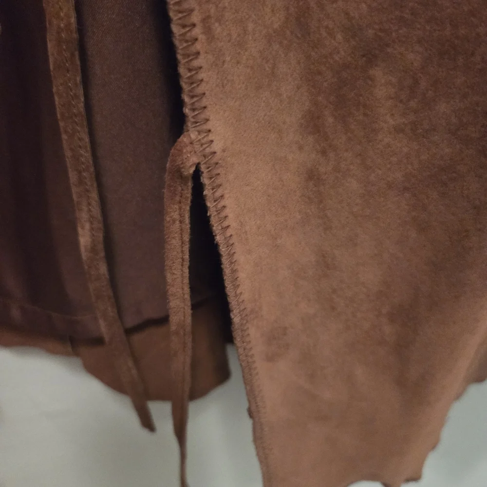 CHI by Falchi Tan Leather Studded Jacket NWT L - Picture 7 of 16